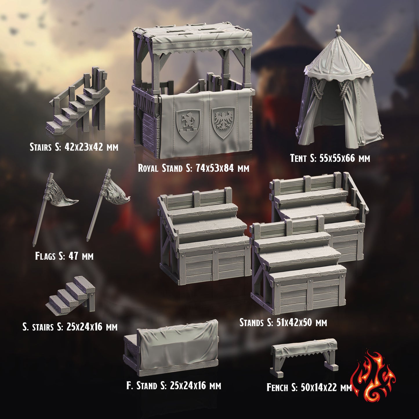Jousting  Arena Set