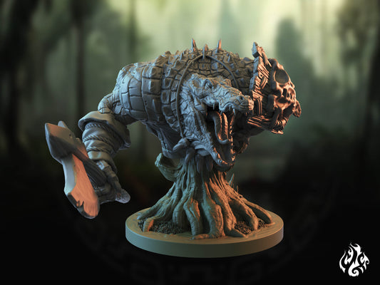 Brakorlosk Crocodilian Bust