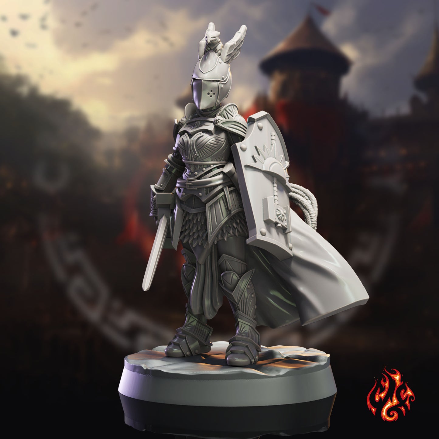 Female Knight, Dame Teuta