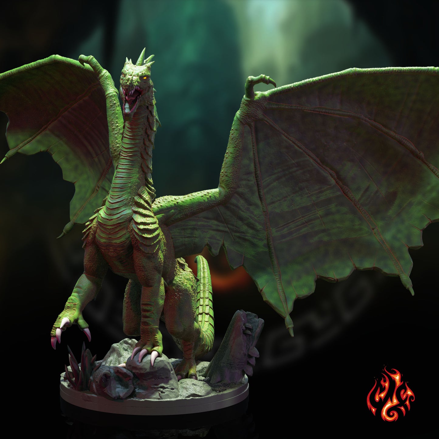 Baxith le dragon vert