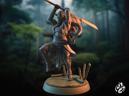 Oni Demonio Yamauba Cazadora