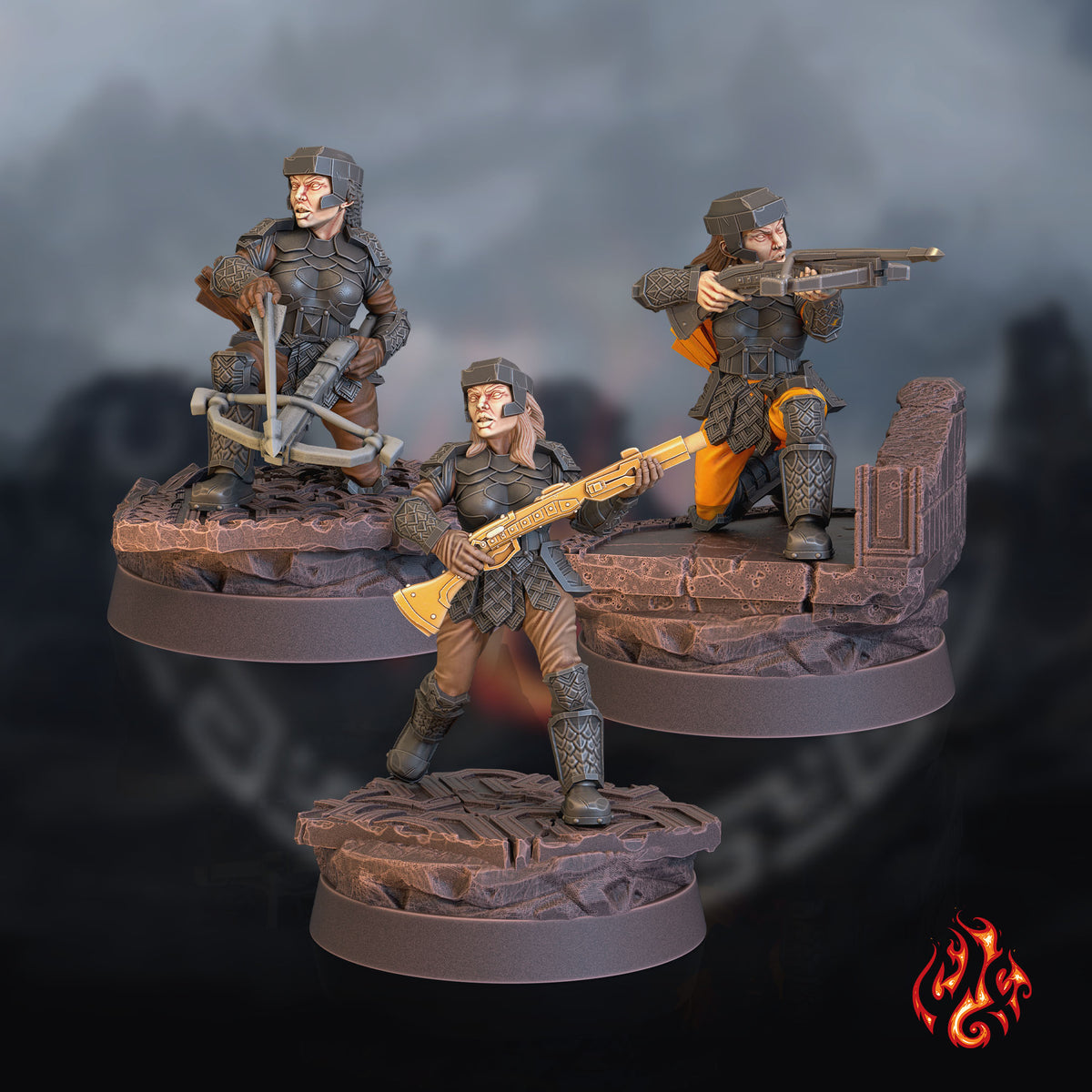 Dwarf Rangers (Digital, STL files) – Crippled God Foundry