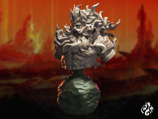 Bremohr, Fire Giant King  Bust