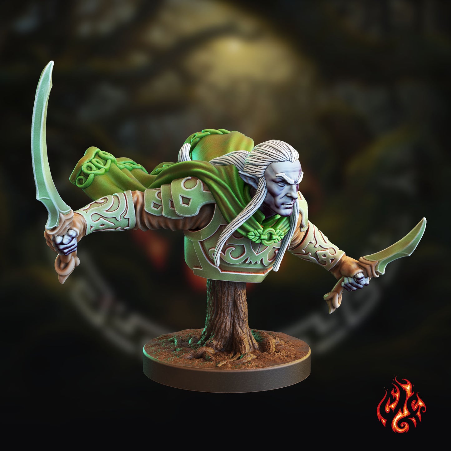 Busto de Taegen, elfo ranger