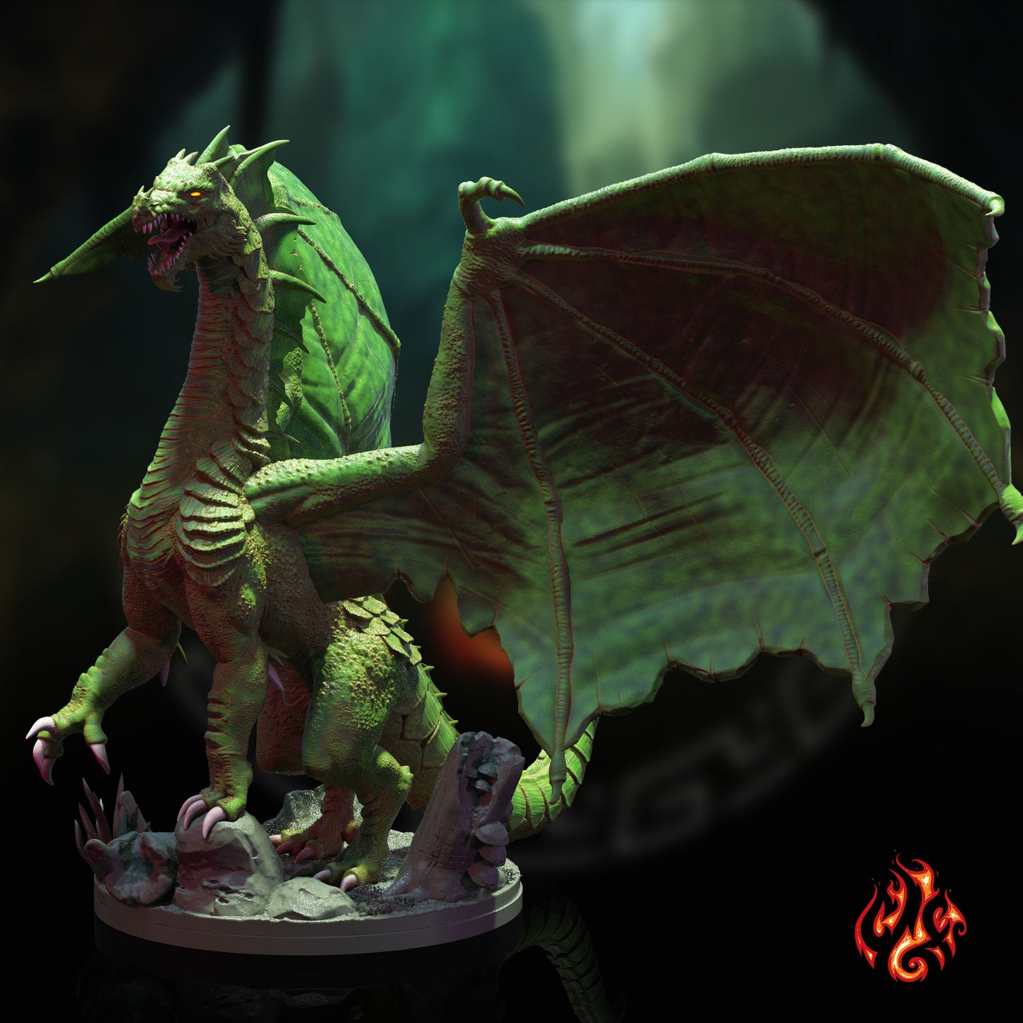 Baxith le dragon vert