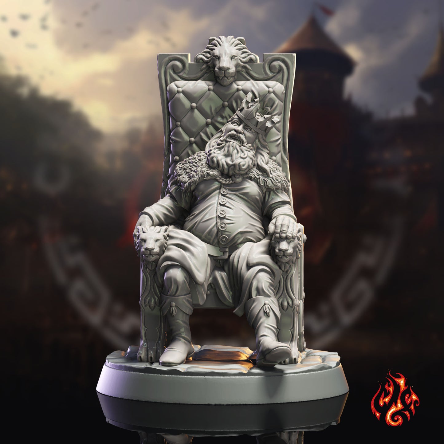 Le roi Edric vivant et mort