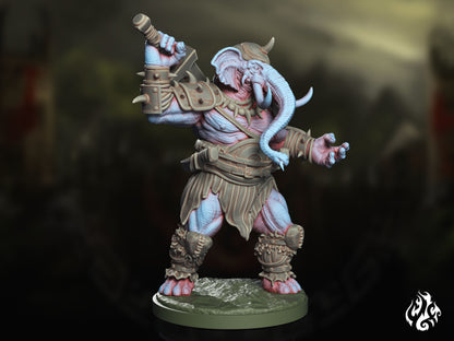 Drol, Loxodon Barbare