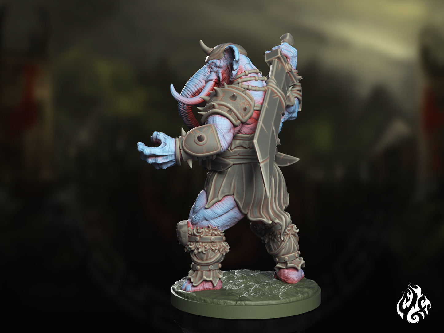 Drol, Loxodon Barbare