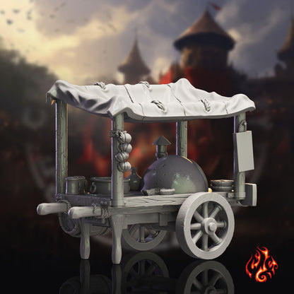 Thomas The Cook and Food cart