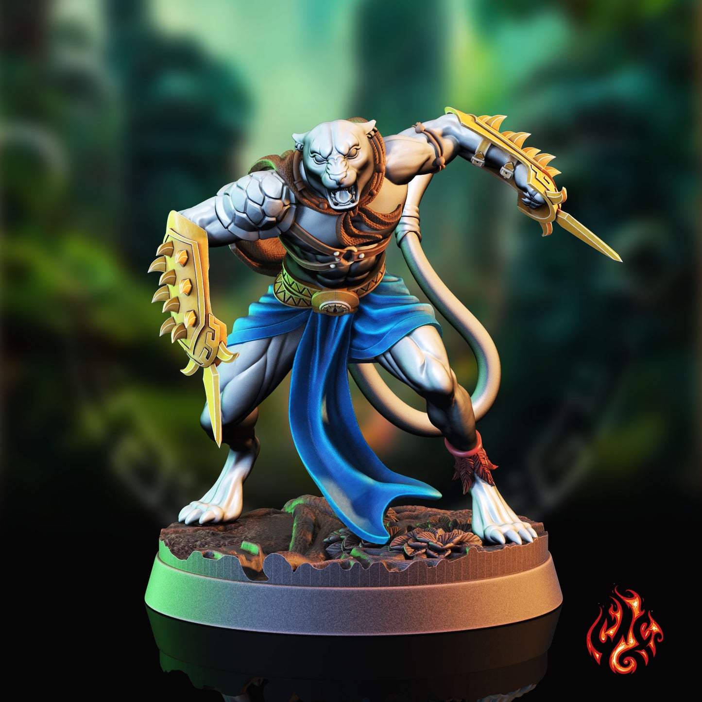 Rykhur le guerrier panthère