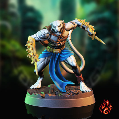 Rykhur le guerrier panthère
