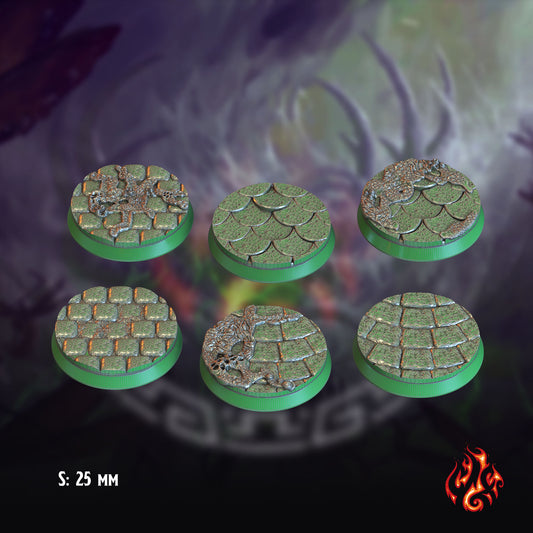 Corrupted Bases Set (Digital, STL files)