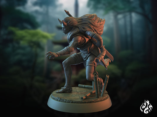 Oni Demonio Yamauba Cazadora