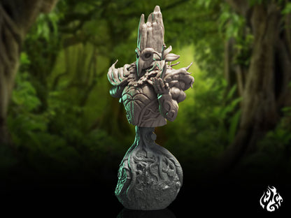 Buste du gardien de la forêt