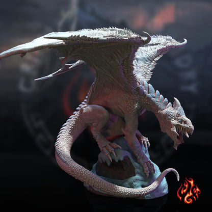 Cadmush le Wyrm de givre | Dragon blanc