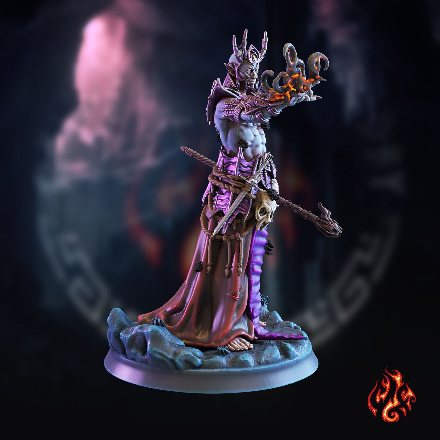 Sharfein Baenath, Dark Elf Arachnomancer