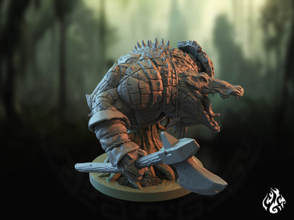 Brakorlosk Crocodilian Bust