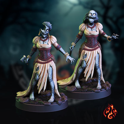 Les pleureuses, des zombies féminins