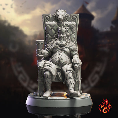 Le roi Edric vivant et mort