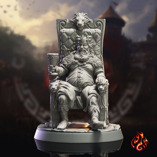 Le roi Edric vivant et mort