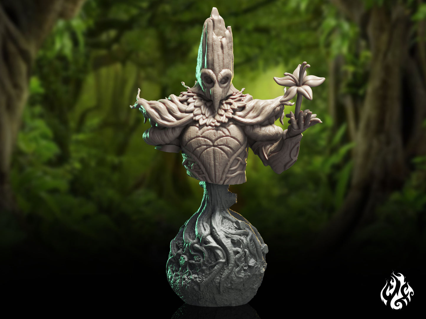 Buste du gardien de la forêt