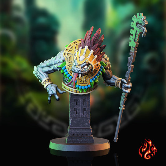 Ophidian Priest Bust