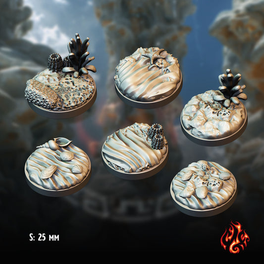 Aquatic Bases Set (Digital, STL files)