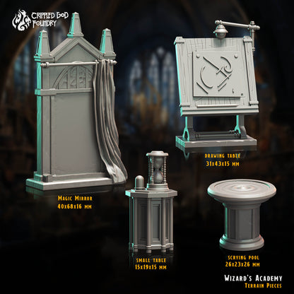 Accessoires de l'Académie des sorciers