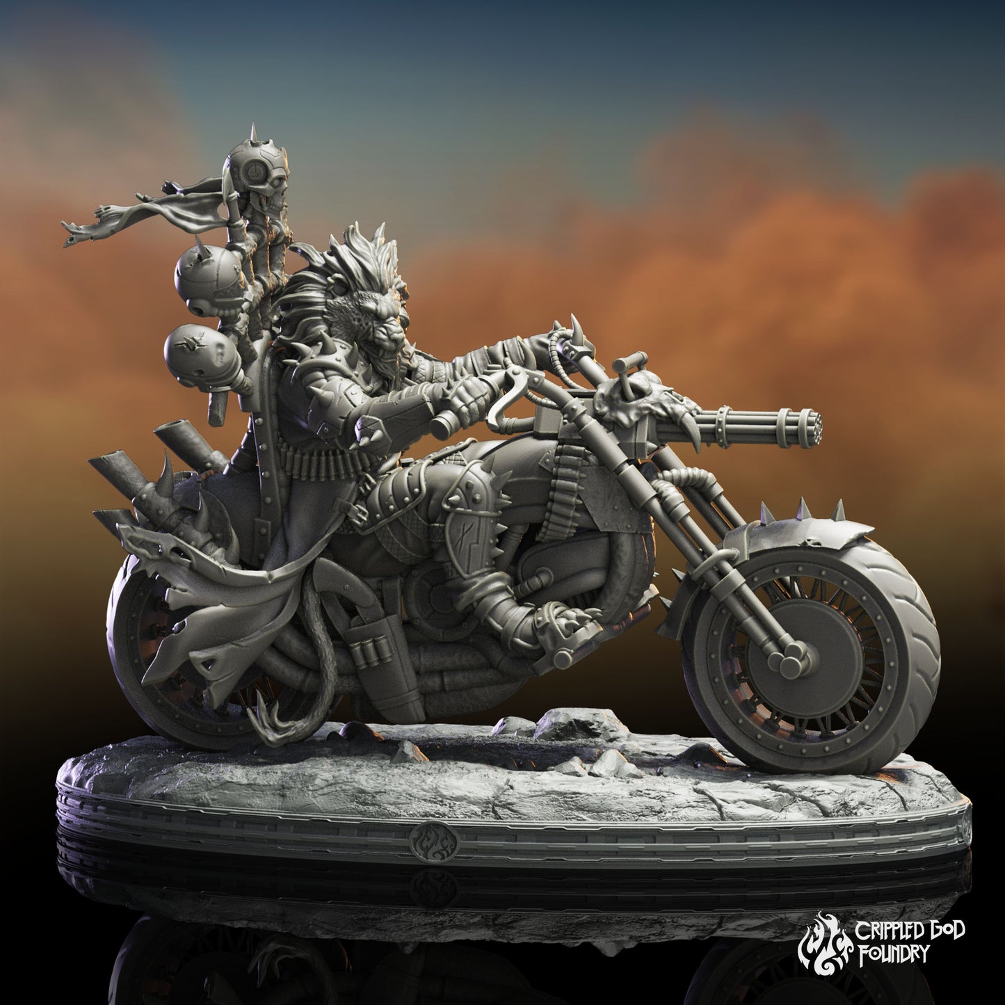 Leonin Headhunter en bicicleta