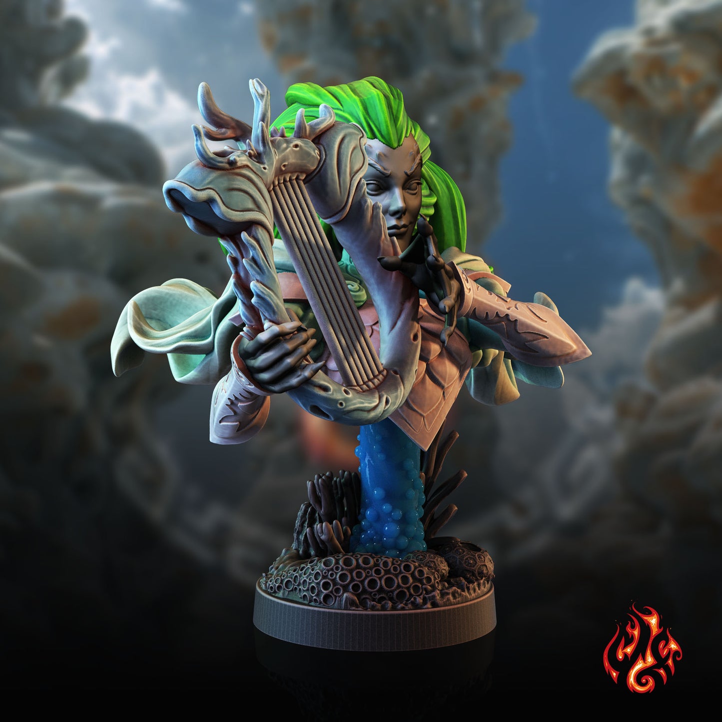 Triton Bard Bust