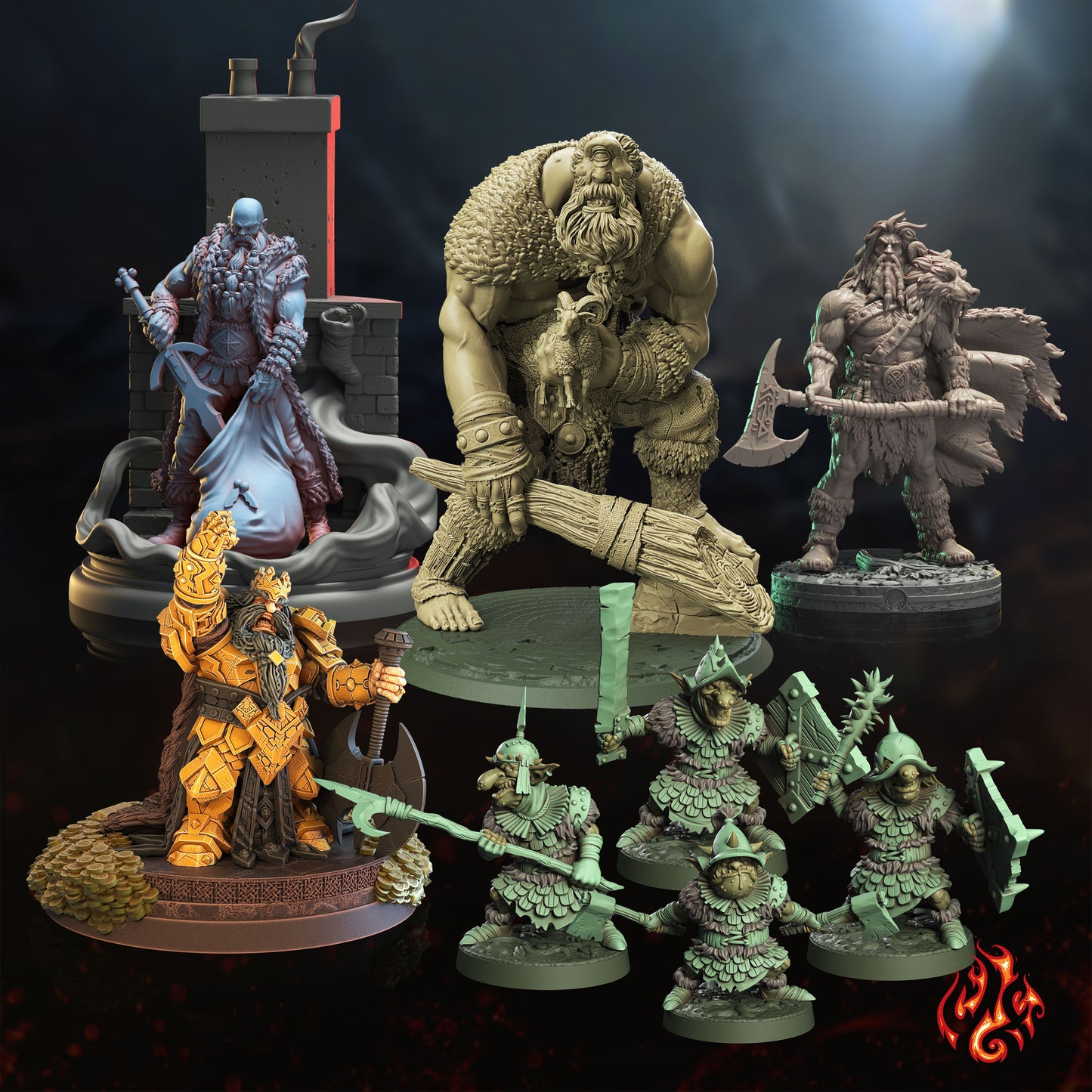 Ameralabs, pack de miniatures stl de vacances
