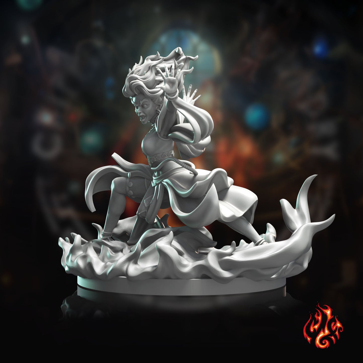 Fire Genasi Sorceress