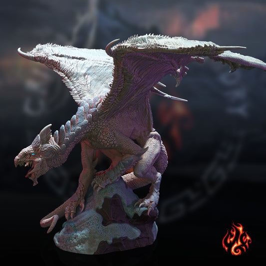 Cadmush, el Wyrm de Escarcha | Dragón Blanco