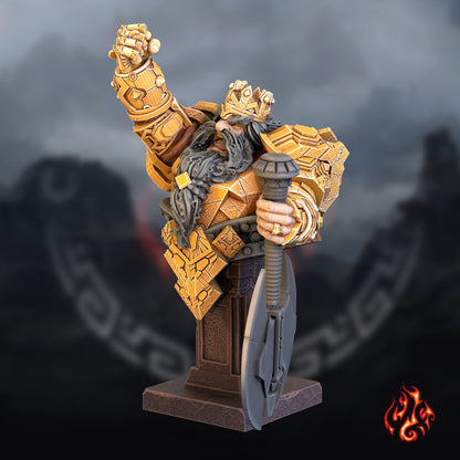Dwarf King Bust