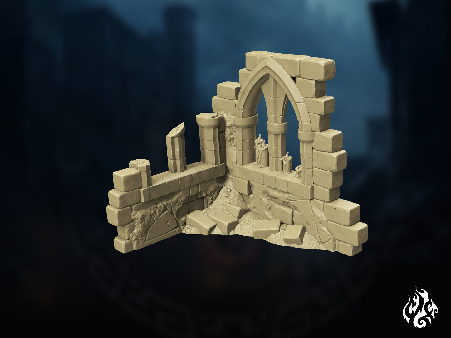 Camp ruins