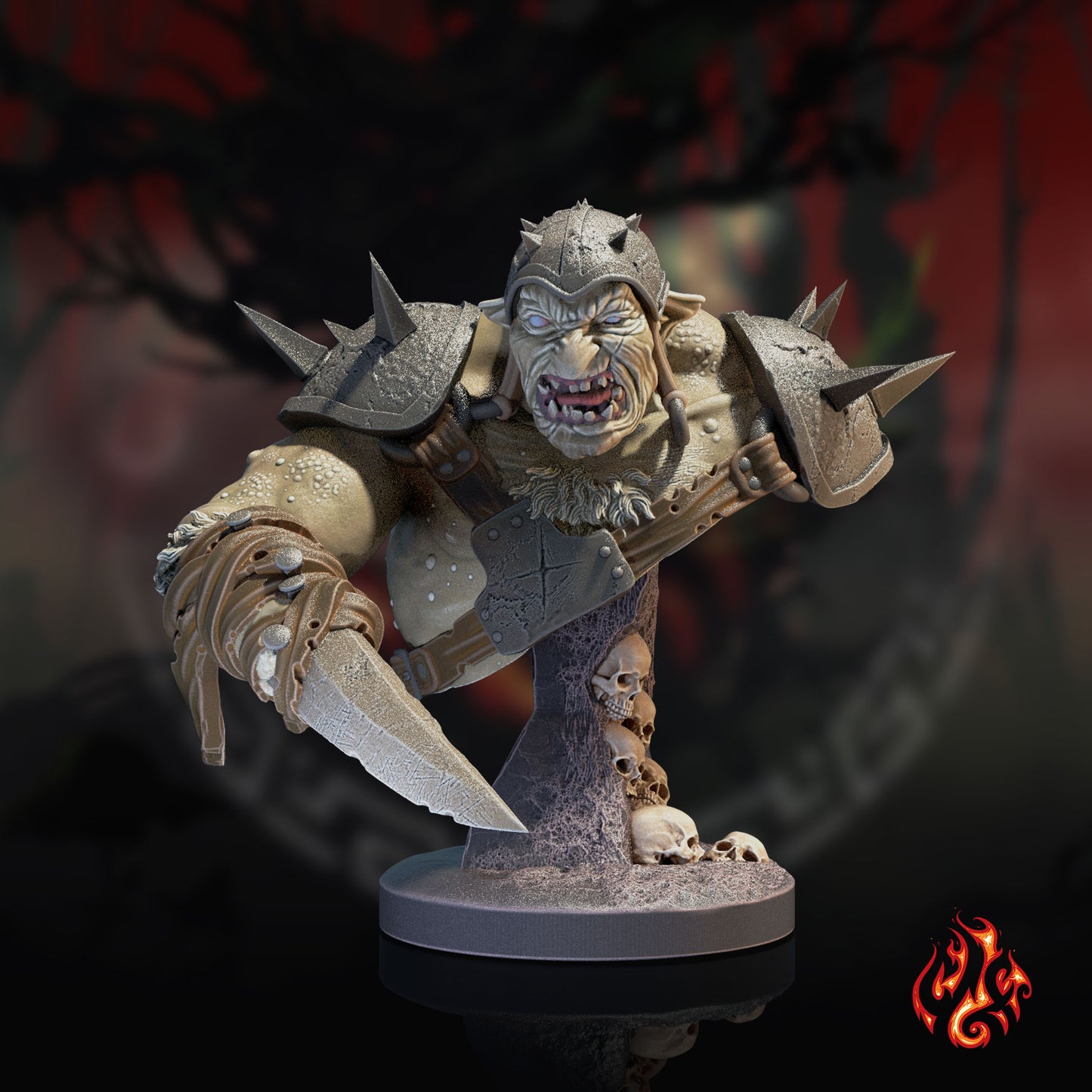 Armless Ogre Bust