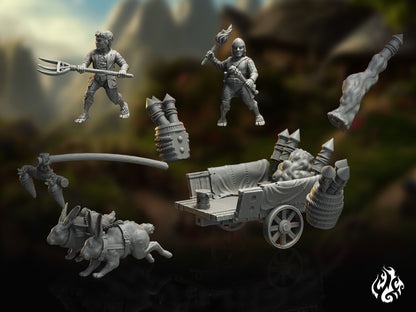 Hobbit Firework Cart