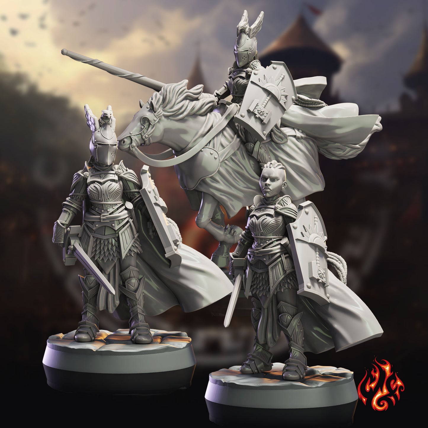 Female Knight, Dame Teuta