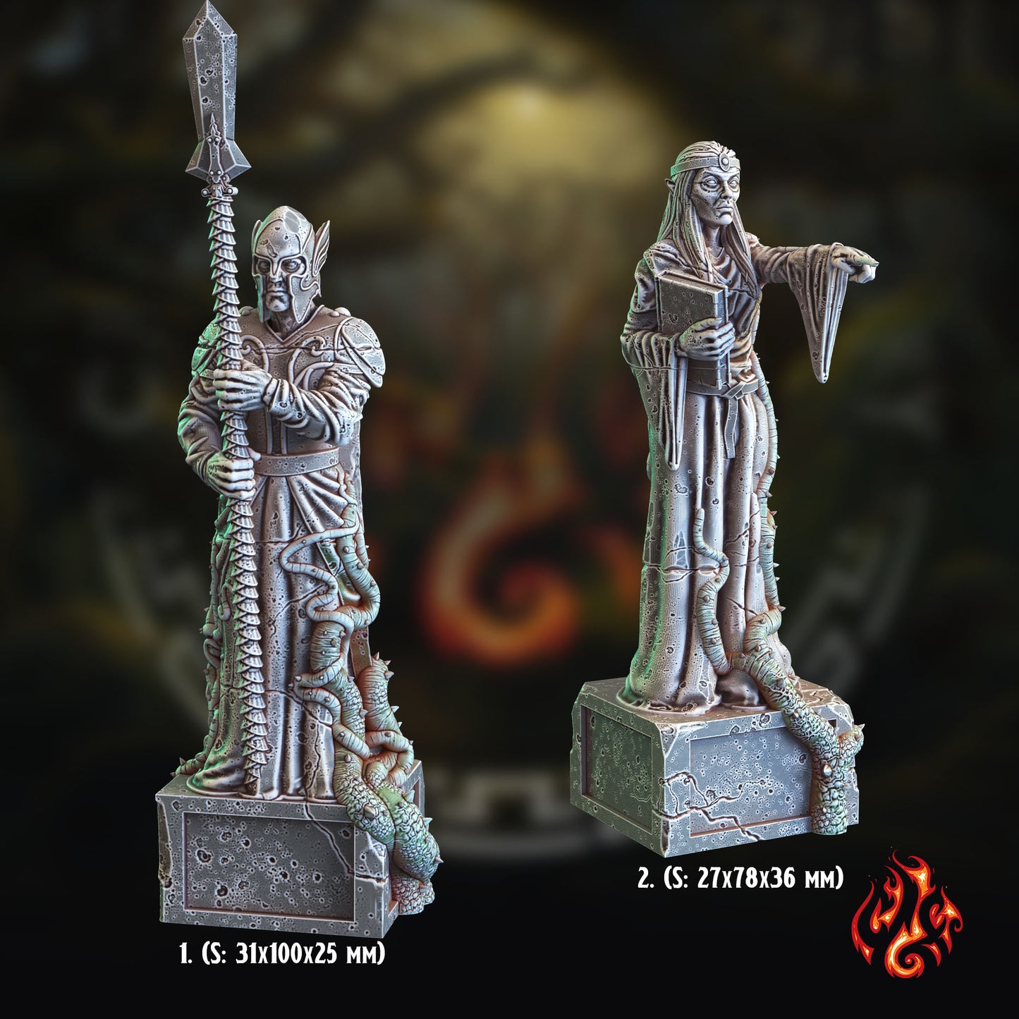 Elven Statues