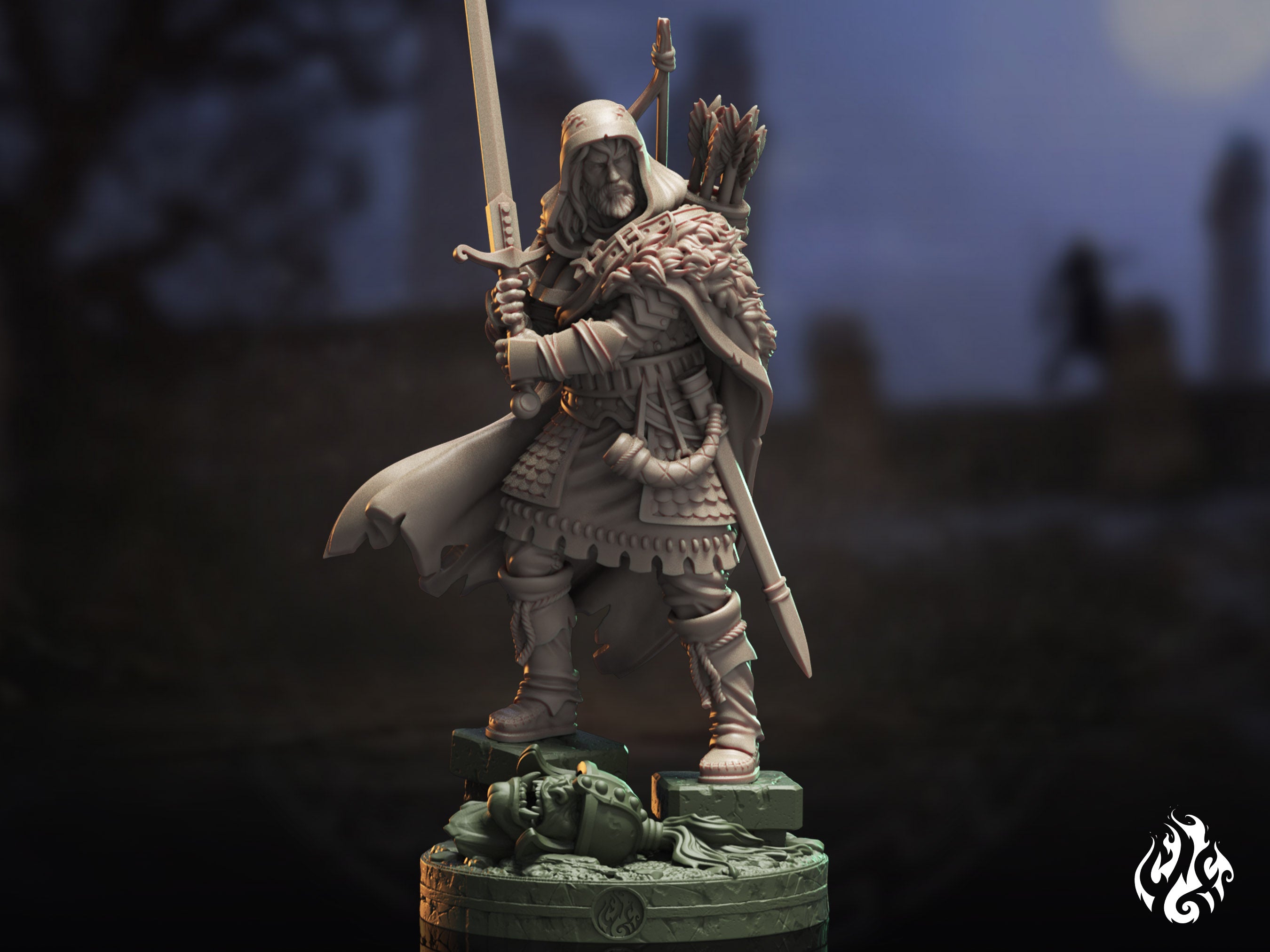 Hilgar, Human Ranger (Digital, STL files) – Crippled God Foundry