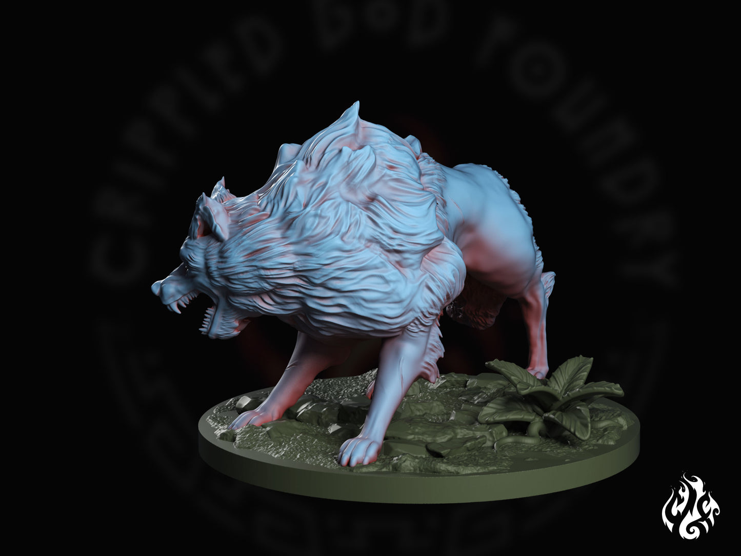Beathan, forme de loup terrible
