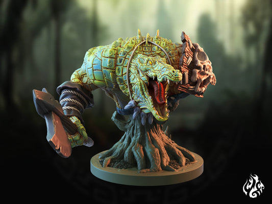 Brakorlosk Crocodilian Bust
