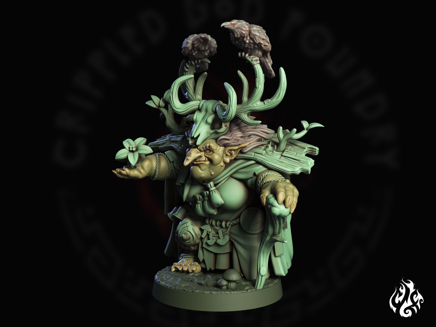 Blirta, druide demi-troll