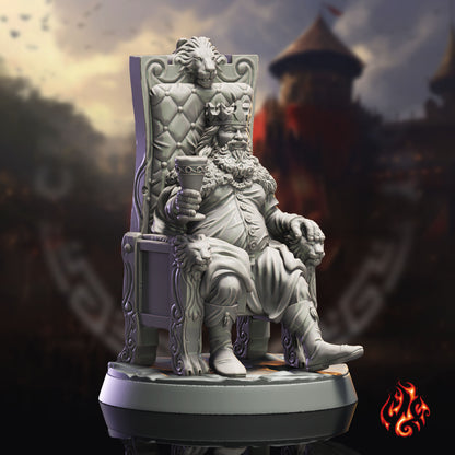 Le roi Edric vivant et mort