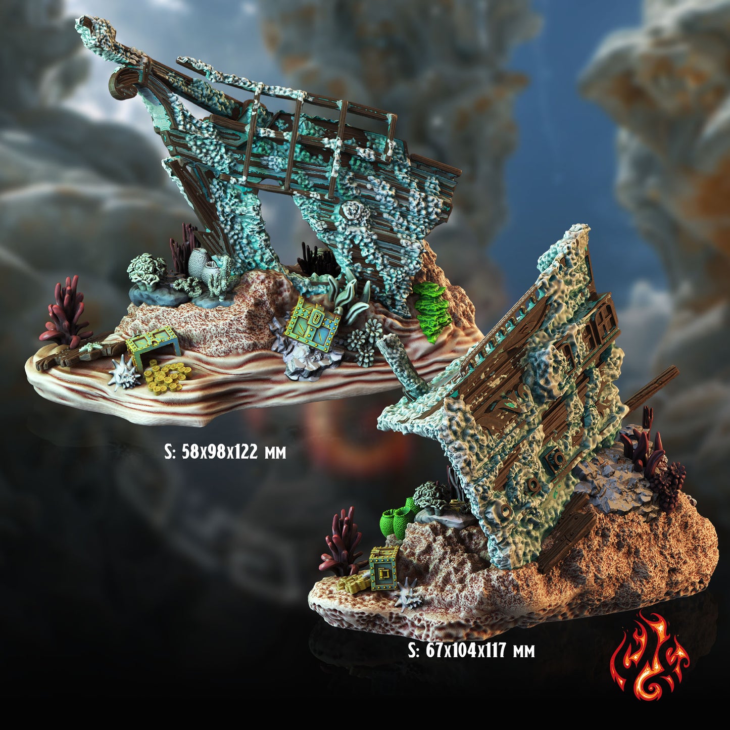 Paysages d'environnement aquatique
