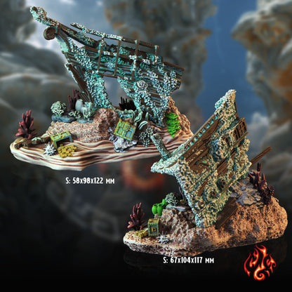 Paysages d'environnement aquatique