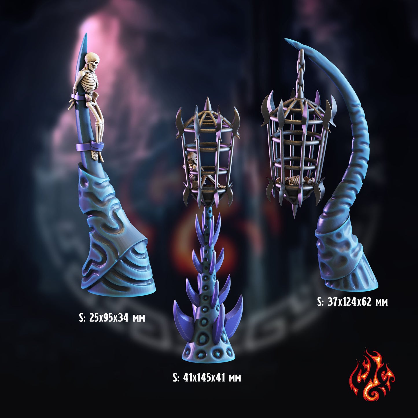 Statues et piliers de l'Underdark