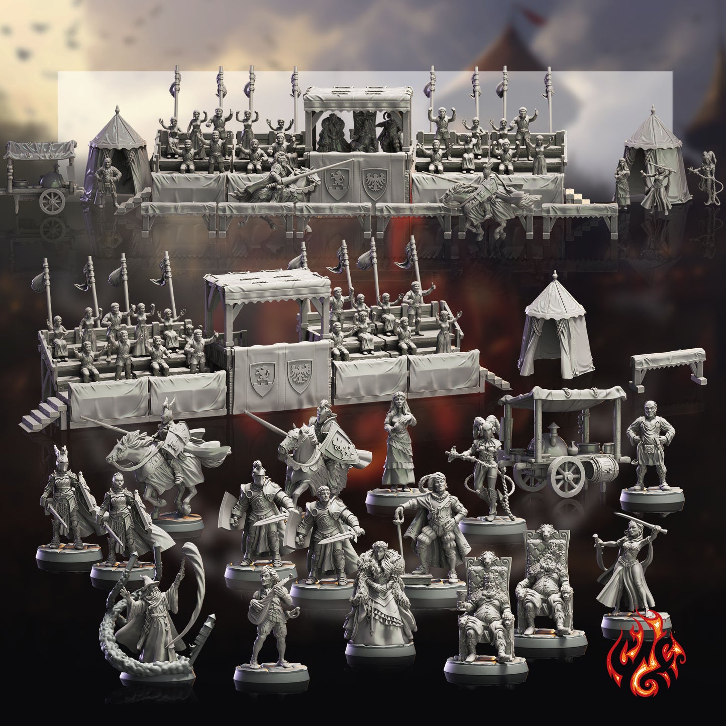 Jousting  Arena Set