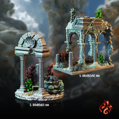 Paysages d'environnement aquatique