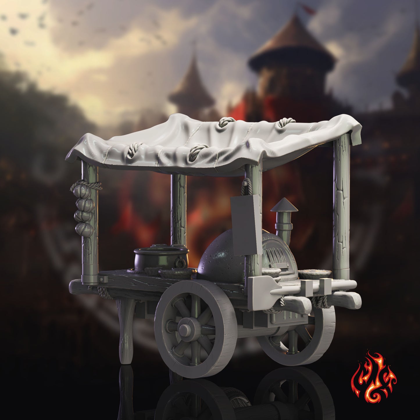 Thomas The Cook and Food cart